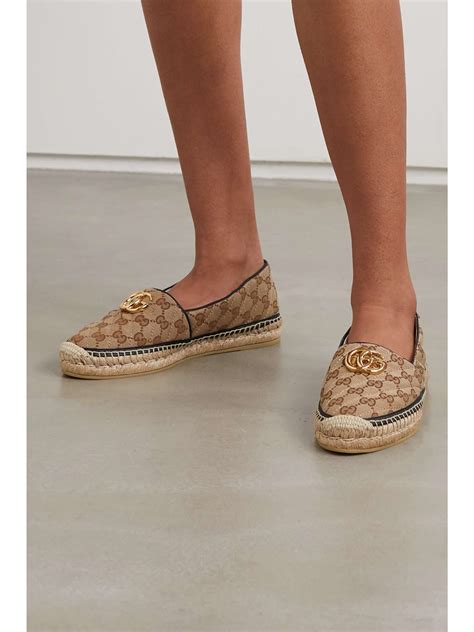 espadrille gucci shoes|Gucci espadrille flats.